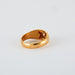Ring 56 English yellow gold diamond ring 58 Facettes