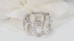 Bague 57 Bague collection C Cartier Or blanc Diamants 58 Facettes 32212