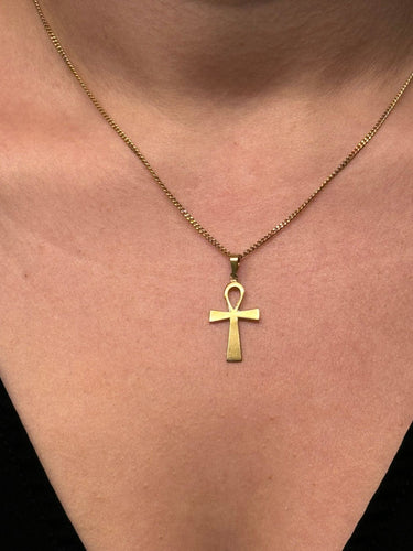 Pendentif Croix Copte Or jaune 58 Facettes