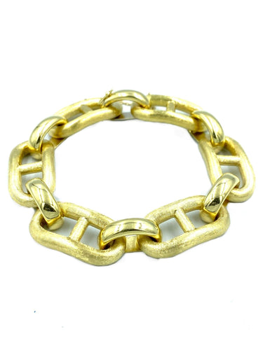 Bracelet Bracelet Vintage or jaune 18K 58 Facettes