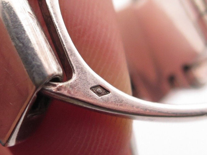 Bracelet vintage bracelet HERMES etrier sellerie argent 800 maille tressee 58 Facettes 254704