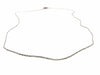 Necklace Round mesh necklace White gold 58 Facettes 1588423CN