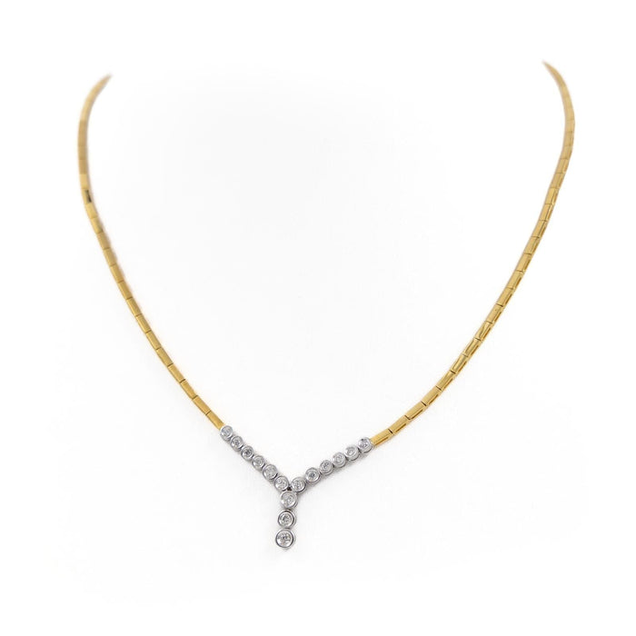 Collier Collier Or jaune Diamant 58 Facettes 2030943CN