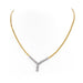 Necklace Necklace Yellow gold Diamond 58 Facettes 2030943CN