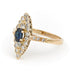 Ring 53 Marquise Ring Yellow Gold Sapphire 58 Facettes 1792064CN