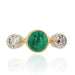 Ring 54 Emerald cabochon and diamond ring 58 Facettes 21-727