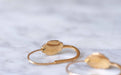 Gold and enamel poissard earrings 58 Facettes
