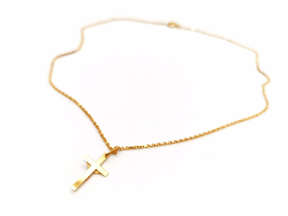 Collier Collier Croix Or jaune 58 Facettes 1636997CN