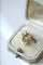 Bague Bague ancienne chimère en or et diamants 58 Facettes