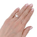Ring 53 Solitaire ring in white gold, 1,11 carat diamond. 58 Facettes 32514