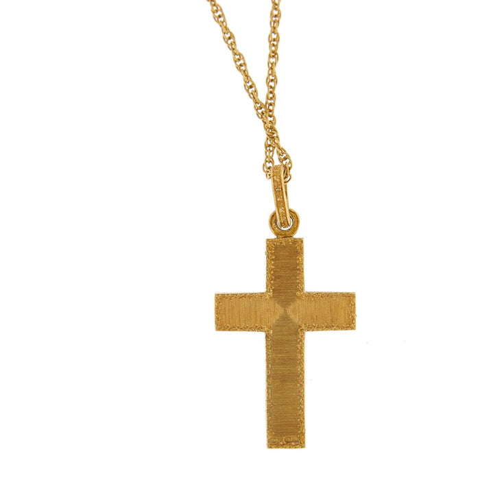 Collier BUCCELLATI - Collier pendentif croix 58 Facettes 25740