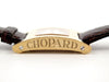 CHOPARD your hour yellow gold and quartz leather watch 58 Facettes 254883