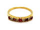 Bague 50 Bague Demie alliance Or jaune Rubis 58 Facettes 1292341CN