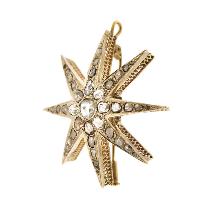 Broche Pendentif broche Etoile diamants 58 Facettes 29743