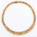 Yellow gold, platinum and diamond necklace from the 1960s 58 Facettes
