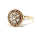 Ring Old yellow gold & platinum diamond ring 58 Facettes