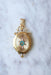 Star medallion pendant in pink gold and turquoise 58 Facettes