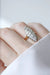 Bague Bague Marquise diamants sur or et argent 58 Facettes