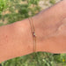 Bracelet Ruby and diamond chain bracelet 58 Facettes 165