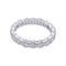 Bague 52 Alliance or blanc et diamants. 58 Facettes 32546
