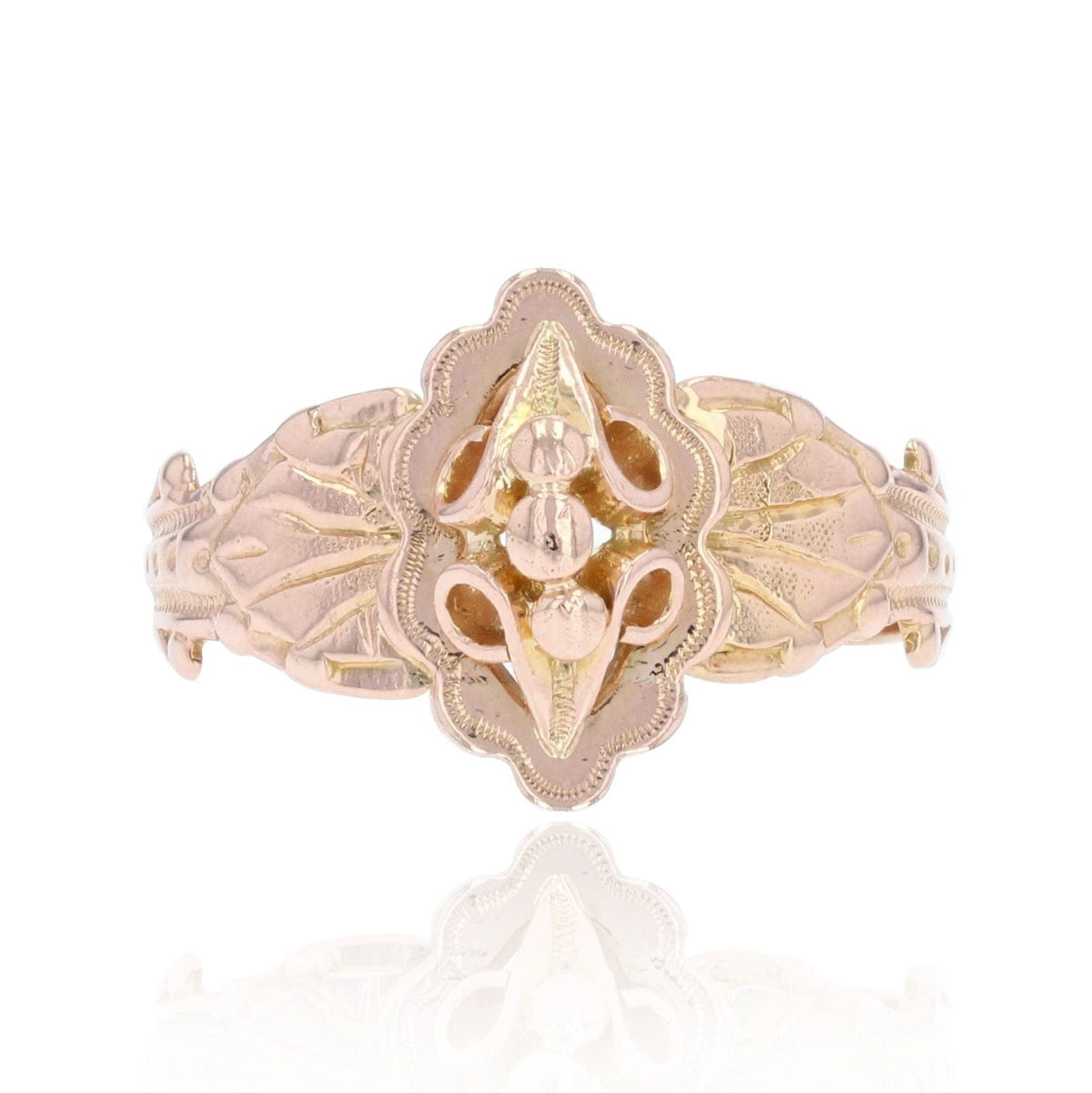 Bague Vintage Réglable Cœur Ambré Orange - Modèle 2381, Couleur Or, Résine, Occasion Parfaite