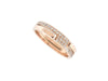 Ring 53 ring DINH VAN seventies pm 222115 53 18k pink gold and diamonds 58 Facettes 253895