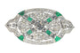 Broche Broche diamant et émeraude 58 Facettes 22304-0133