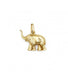 Pendant 1.8 x 1.5 cm / Yellow / 750 Gold Elephant Charm's Pendant 58 Facettes 220169R