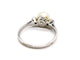 Bague 57 Bague Or blanc Perle 58 Facettes 1091909CD