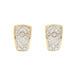 Earrings 2 gold diamond earrings 58 Facettes 22616