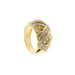 Bague 55 Bague bandeau diamants 58 Facettes 30011