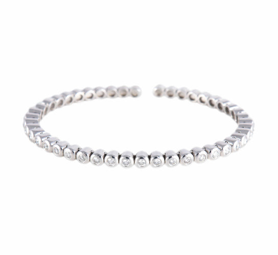 Bracelet BRACELET JONC OR & DIAMANTS 58 Facettes BO/220152