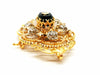 Brooch Art Deco Brooch Yellow Gold Onyx 58 Facettes 1599613CN