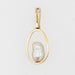 Pendant Gold pendant and its baroque pearl 58 Facettes CVP17