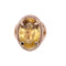Bague Bague Vintage Citrine ovale sur or jaune 58 Facettes