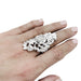Ring 56 Repossi “Nrée” ring in white gold and diamonds. 58 Facettes 30811