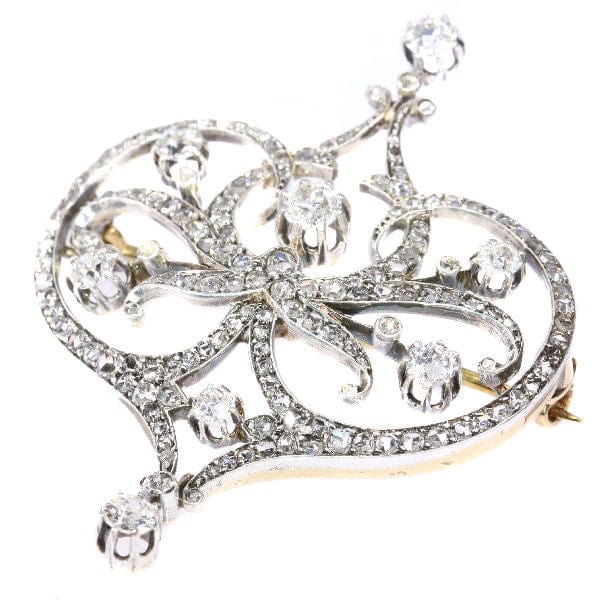 Broche Broche diamant Belle Epoque 58 Facettes 18233-0019