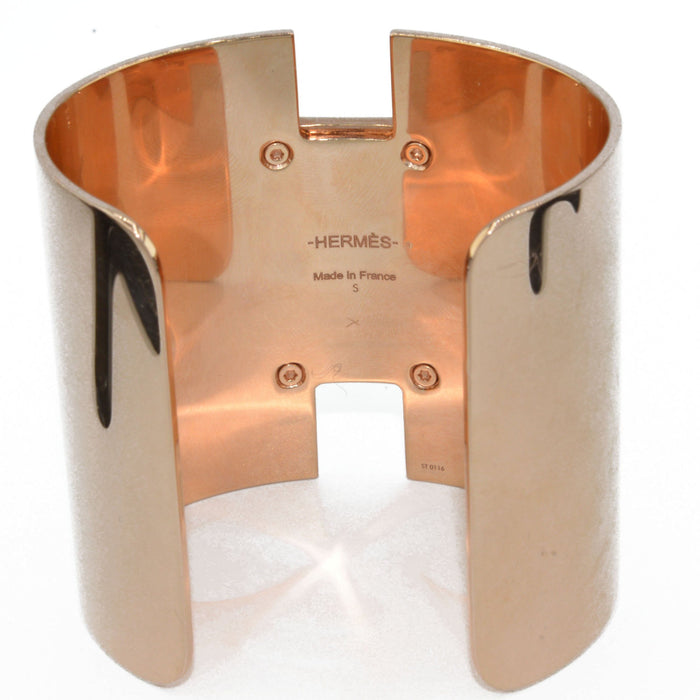 Bracelet Large manchette doré de la maison Hermès 58 Facettes