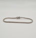 Bracelet 18-carat white gold tennis bracelet set with diamonds 58 Facettes