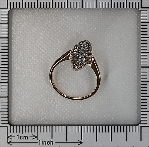 Bague 48 Bague diamant taille rose 58 Facettes 22332-0134