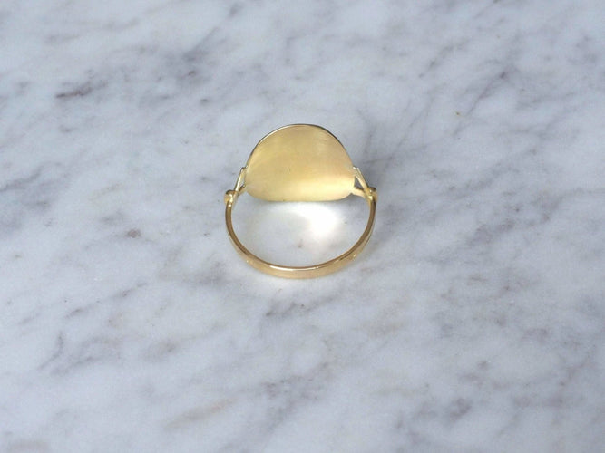 Bague Grande bague plaque femme Art Nouveau 58 Facettes