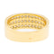 Bague 56 Bague Bandeau Or jaune Diamant 58 Facettes 2303354CN