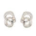 Earrings Vintage white gold clip-on earrings 58 Facettes 21-169
