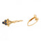 Boucles d'oreilles Boucles d'oreilles Dormeuses or jaune Saphir 58 Facettes 2172925CN