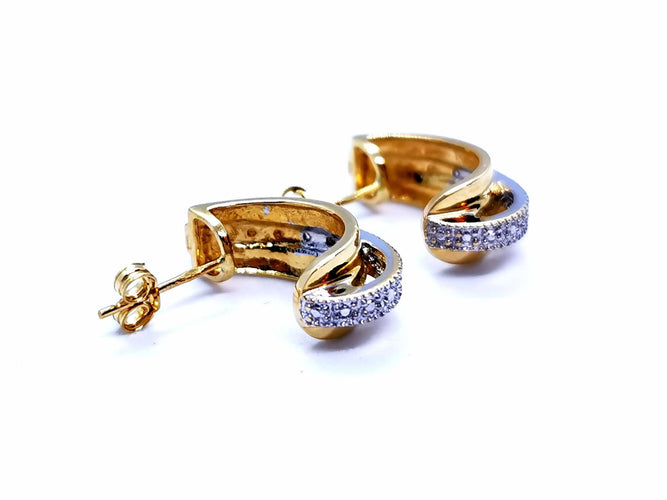 Boucles d'oreilles Boucles d'oreilles Or jaune Diamant 58 Facettes 997147CN