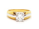 Bague 56 Bague Solitaire Or jaune Diamant 58 Facettes 06326CD