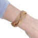 Bracelet Yellow gold braid bracelet. 58 Facettes 32347