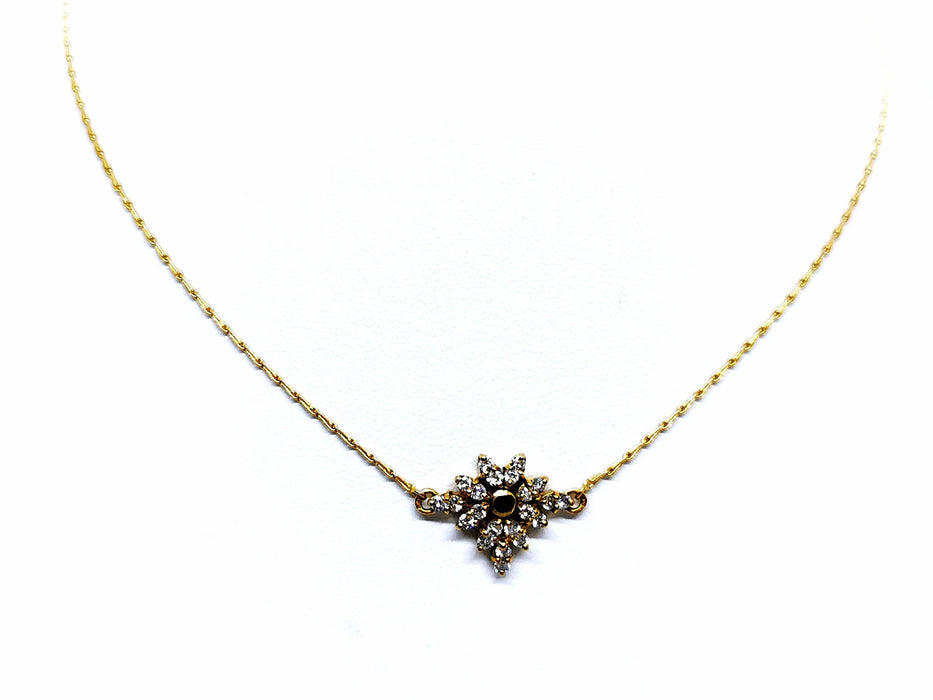 Collier Collier Or jaune Diamant 58 Facettes 979579CN