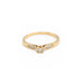 Ring 55.5 Solitaire Ring Yellow Gold Diamond 58 Facettes 1639488CN
