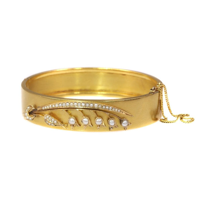 Bracelet Jonc or, perles rocailles 58 Facettes 20195-0010